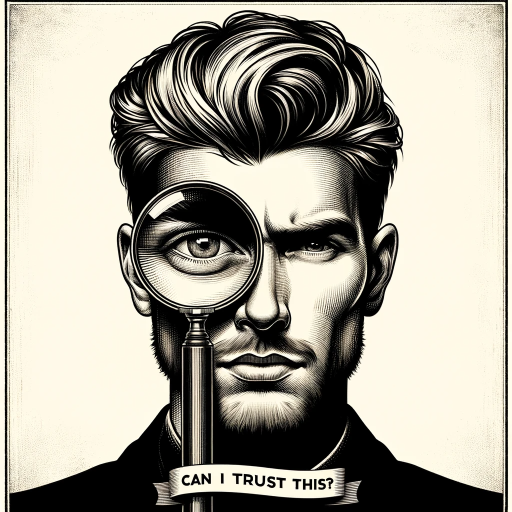 Can I Trust This? Logo